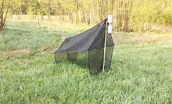 The researchers used so-called Malaise traps to capture the insects. (Image: Jörg Müller / Universität Würzburg)
