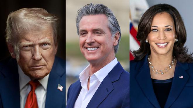 La última encuesta de UCI-OC preguntó a los votantes cómo califican al presidente Donald Trump y al gobernador de California, Gavin Newsom, y si votarían por la exvicepresidenta Kamala Harris.