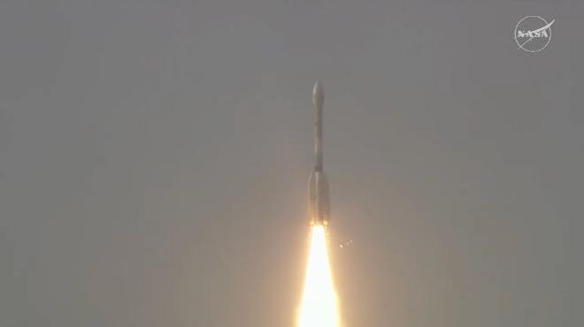 The Indian Space Research Organisation’s Geosynchronous Satellite Launch Vehicle lifts off from Satish Dhawan Space Centre on India’s southeastern coast at 5:40 p.m. IST (8:10 a.m. EDT), July 30, 2025. Credit: ISRO