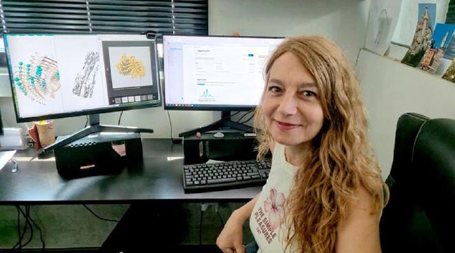 Cristina Marino-Buslje, CONICET researcher at the Leloir Institute Foundation and co-author of the work. Image credit: FIL-Cristina Marino-Busjle