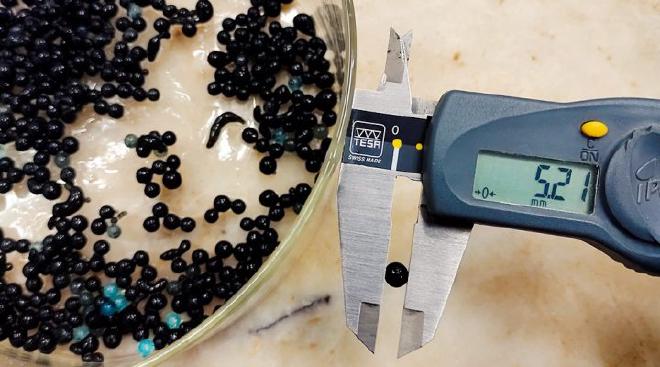 The product being measured while the testing phase. Image credit: Goyanes, Vergara, Barella, Rodríguez Ramírez