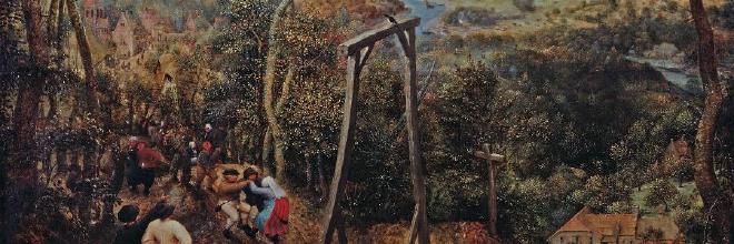 La urraca sobre la horca (Die Elster auf dem Galgen), Pieter Brueghel el Viejo, 1568. Hessisches Landesmuseum, Darmstadt, Alemania.