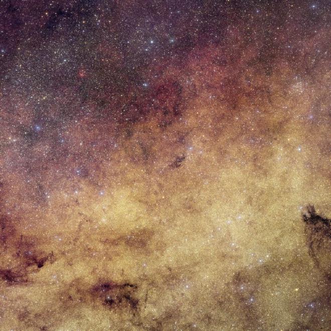 La visión de Euclides del bulbo de nuestra galaxia. Crédito de la imagen: ESA