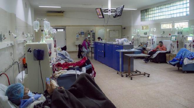 La sala de hemodiálisis del Hospital San Martín. El nuevo test ayudaría a cambiar la vida de muchas personas