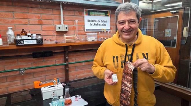 Martín Negri, ganador de la Distinción Franco-Argentina en Innovación 2026 en la categoría Senior. Crédito de la imagen: Martín Negri