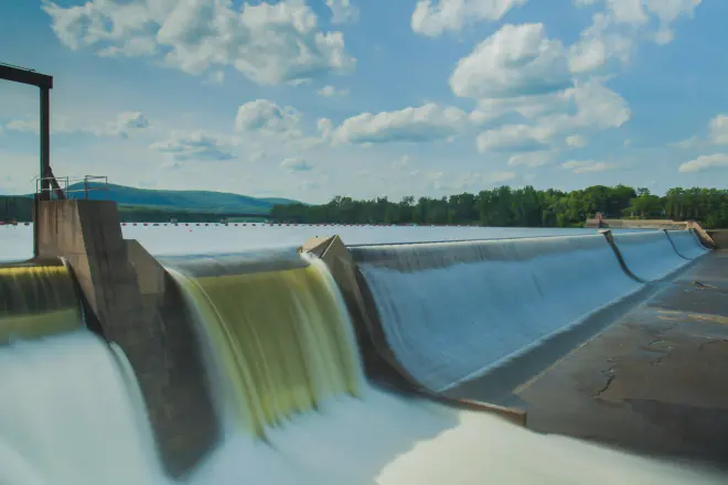 Represa de Holyoke, en Estados Unidos