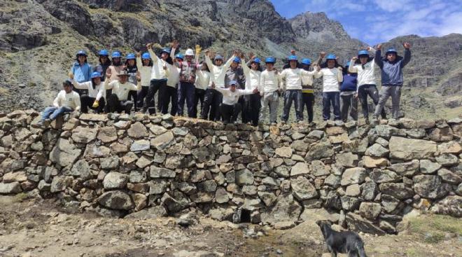 Inauguración de la represa prehispánica rehabilitada “Laguna de las Flores: Weetacocha”.