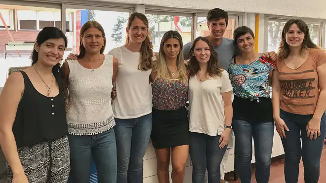 Macarena Funes Chabán, Cecilia Carpinella, Mariana Belén Joray, Florencia García Manzano, Inés Crespo, Jerónimo Laiolo, Adela Luján y Laura González