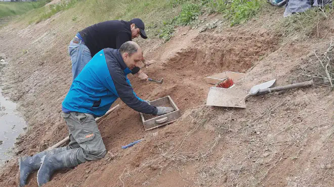 El hallazgo se realizó en el río Reconquista