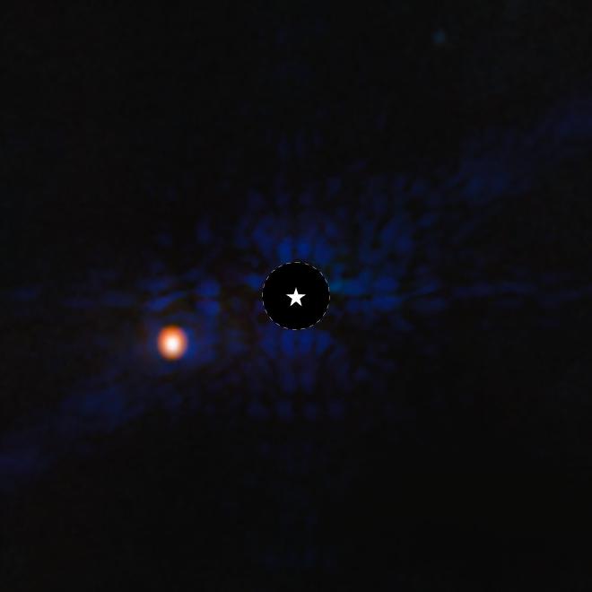 Esta imagen muestra el exoplaneta Epsilon Indi Ab