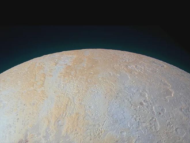 Los cañones helados del polo norte de Plutón capturados por instrumentos de la nave espacial New Horizons de la NASA